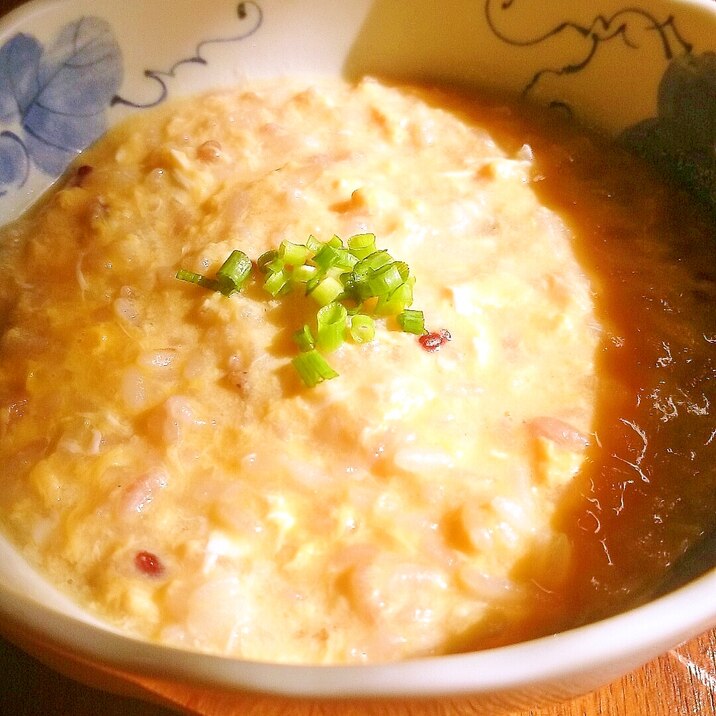 残ったお肉で作る鴨雑炊